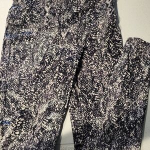 SPANX Black and White Leggings